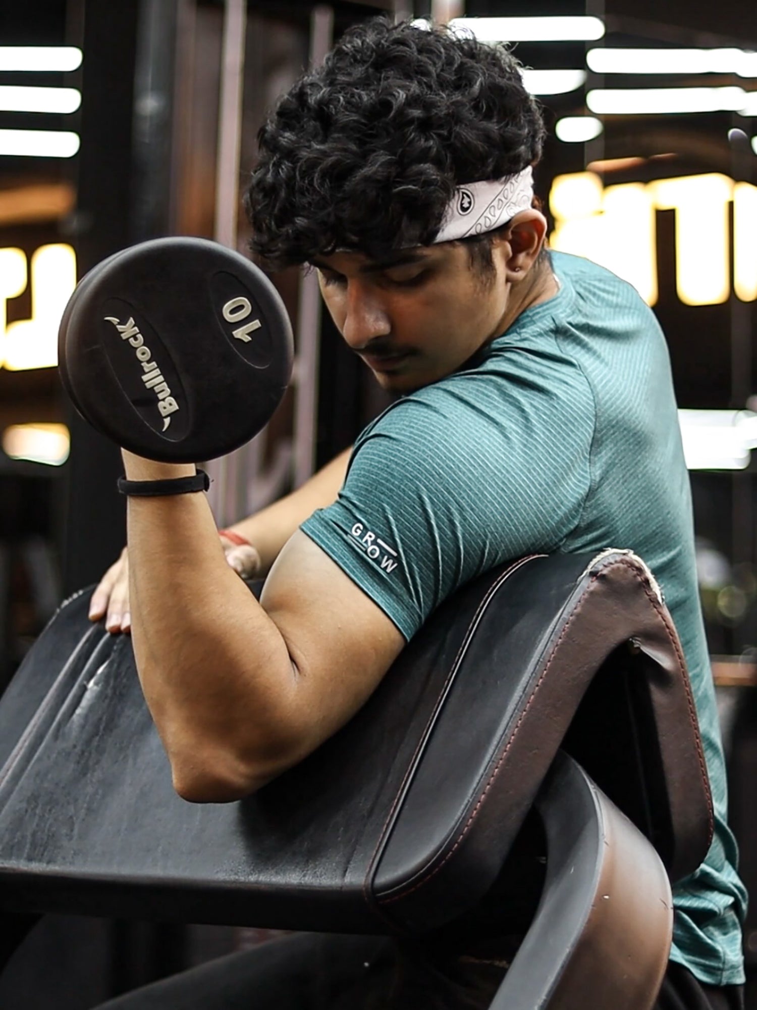 Raglan Sleeve High Performance T-shirt Green