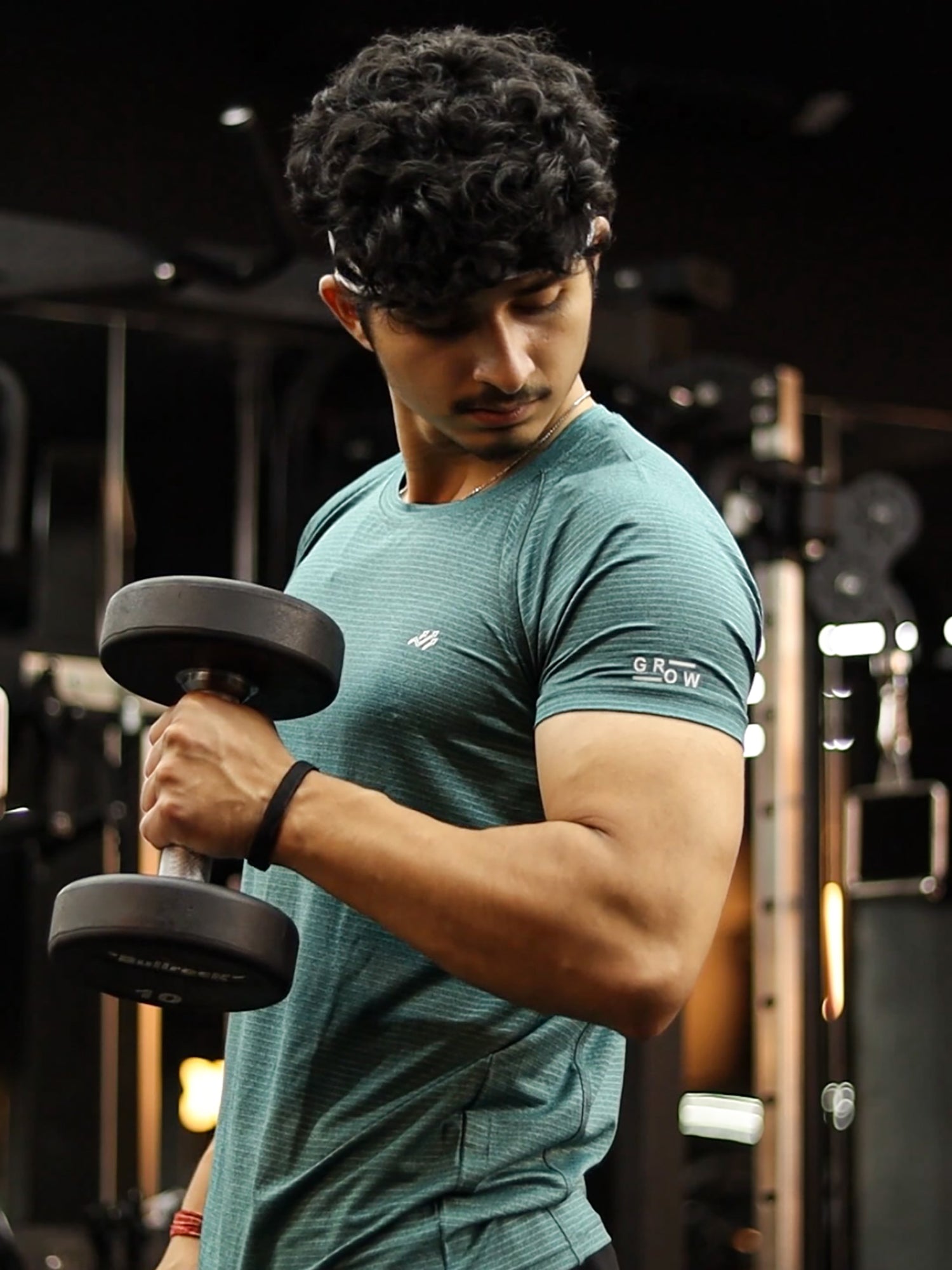 Raglan Sleeve High Performance T-shirt Green