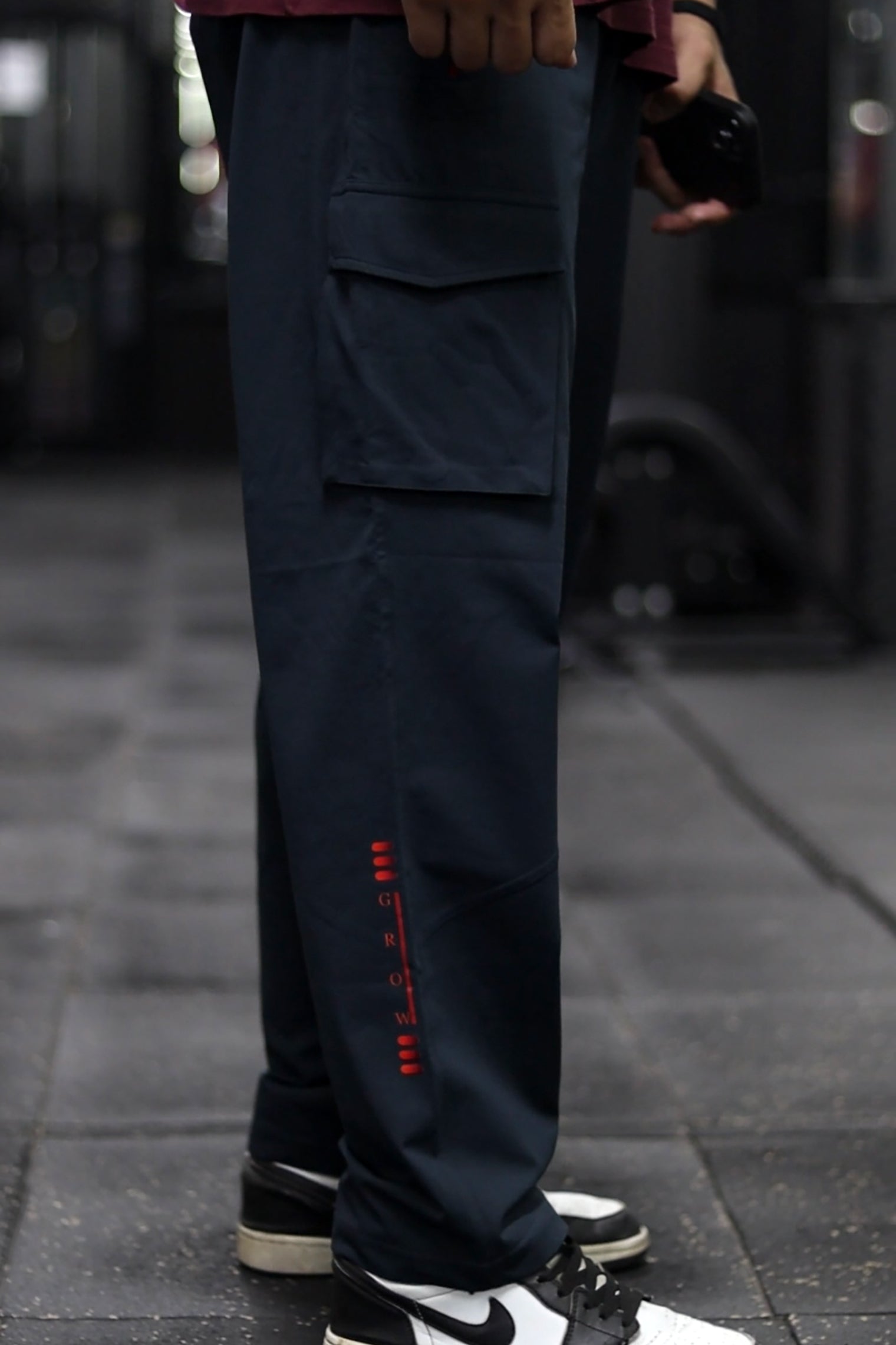 Grow Relax cargo Joggers Navy