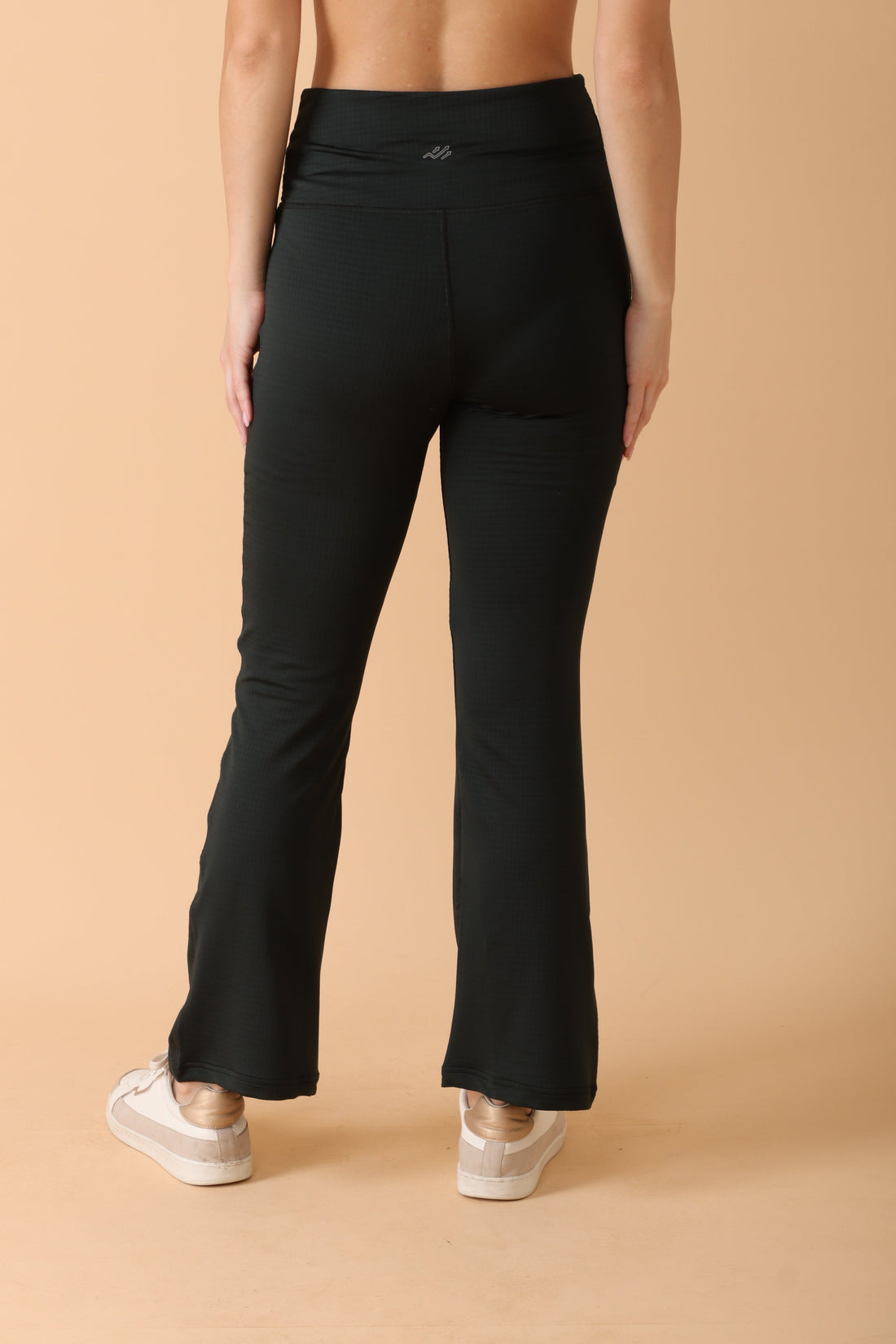 Jacquard Flare Leggings Olive