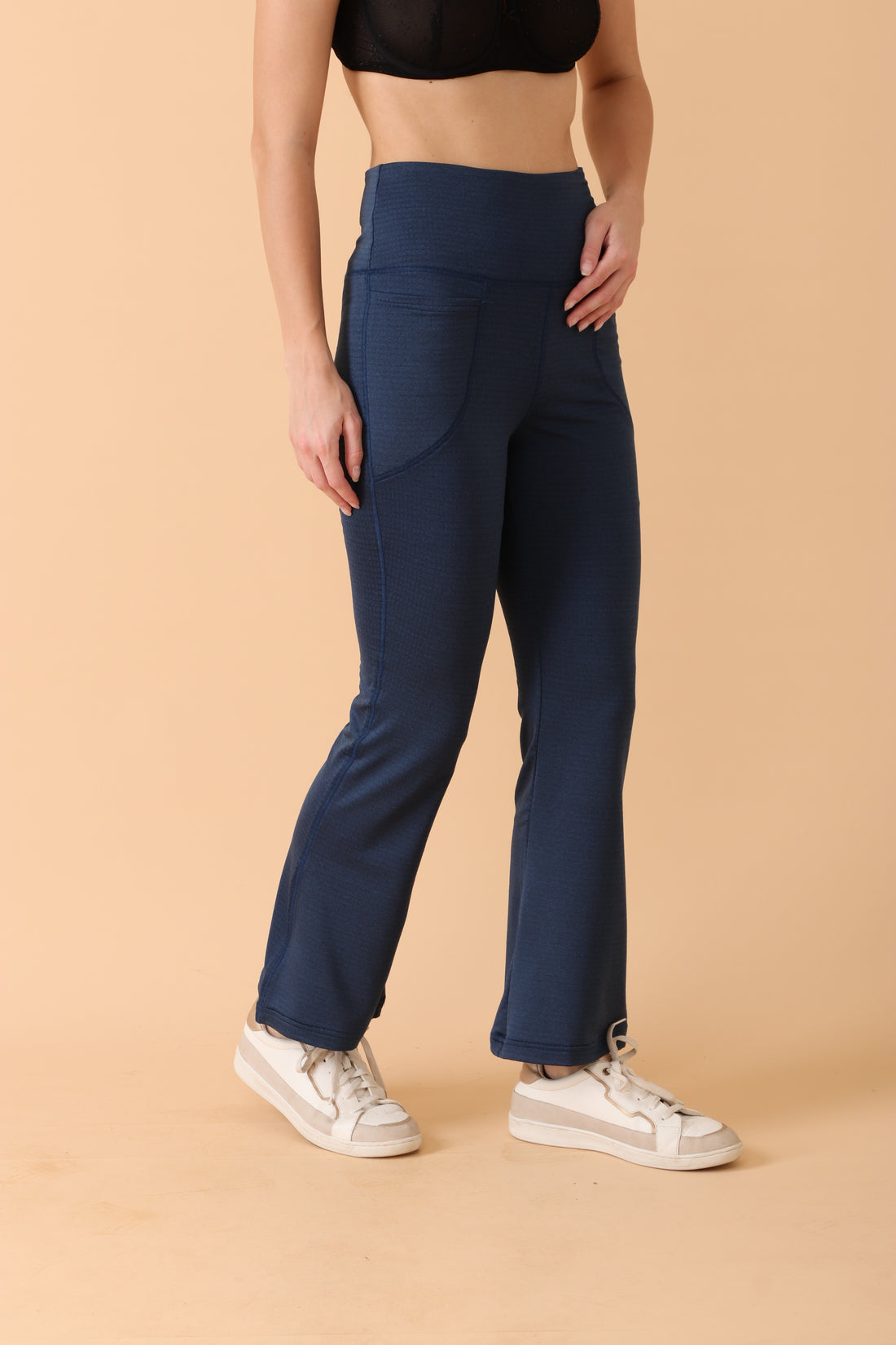 Jacquard Flare Leggings Teal