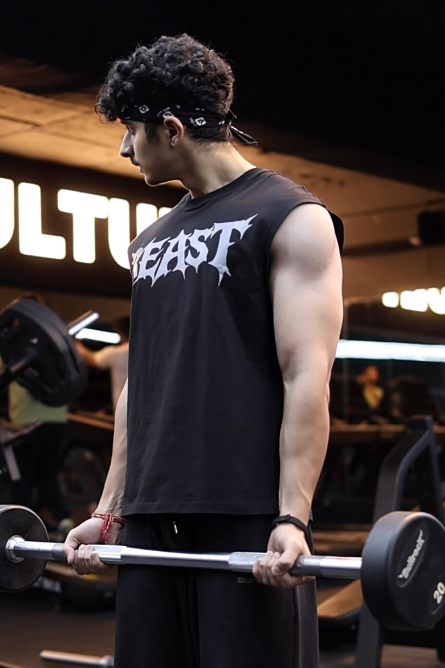 Beast oversize Capsleeves T-shirt