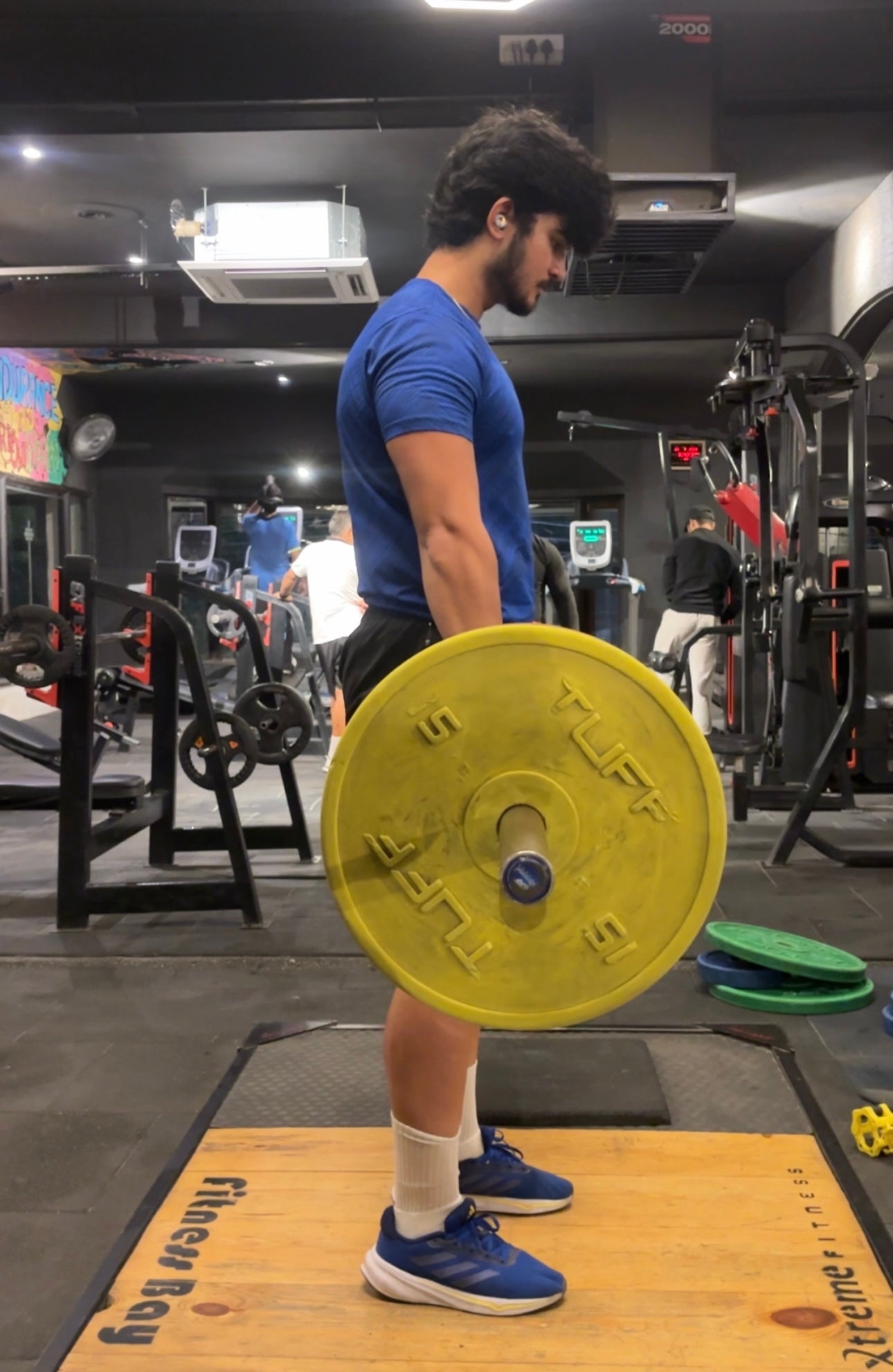 Ace Performance Stylish Jacquard T-Shirt Navy