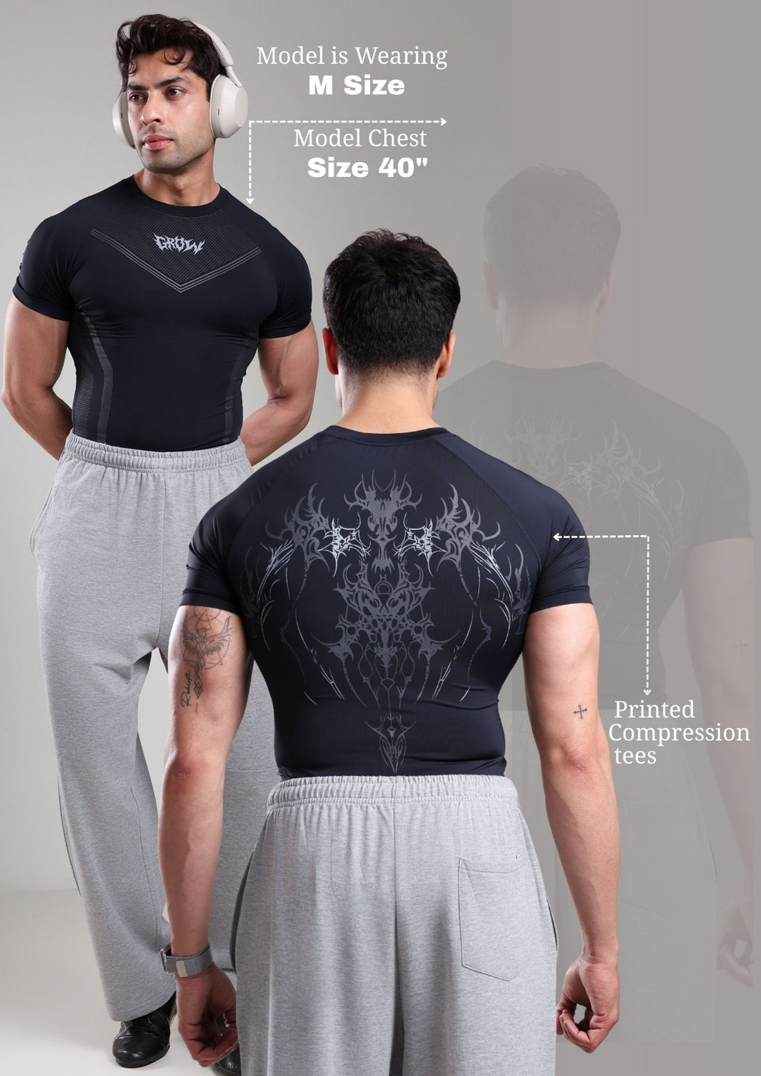 GROW Alpha Compression black/grey