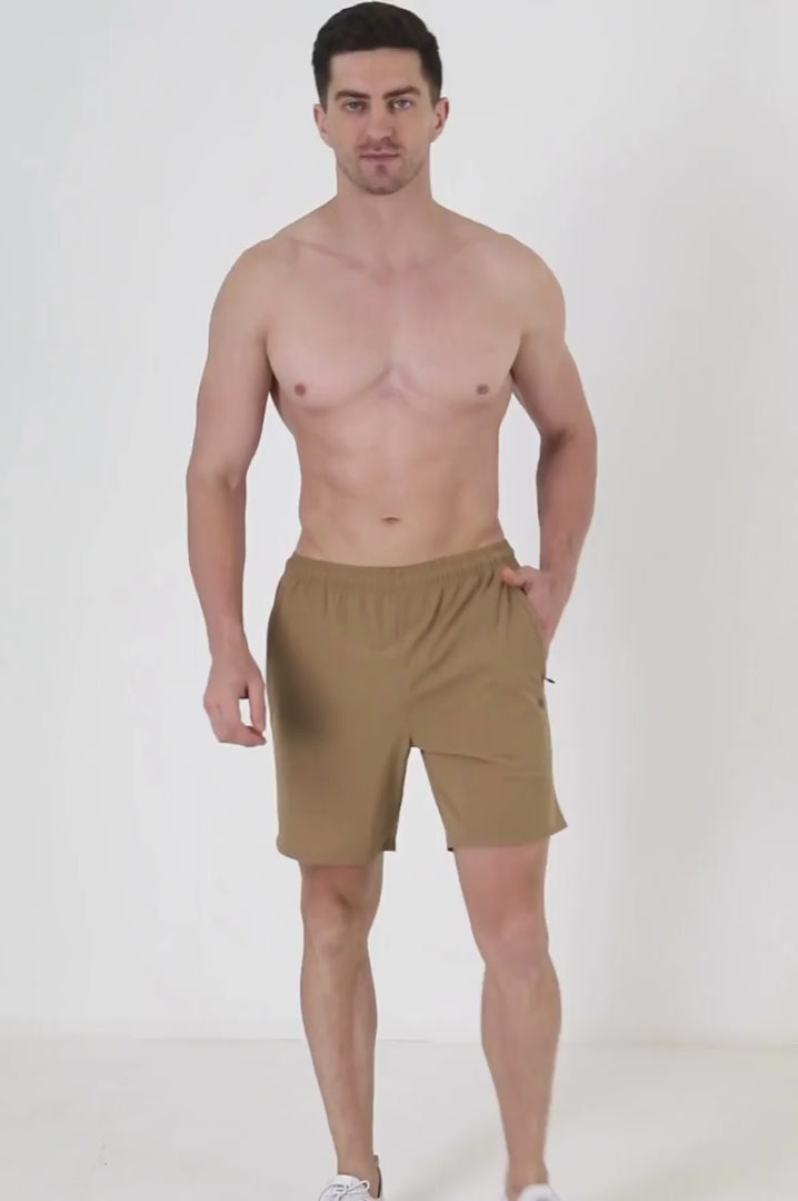 All day Wear Shorts Khaki
