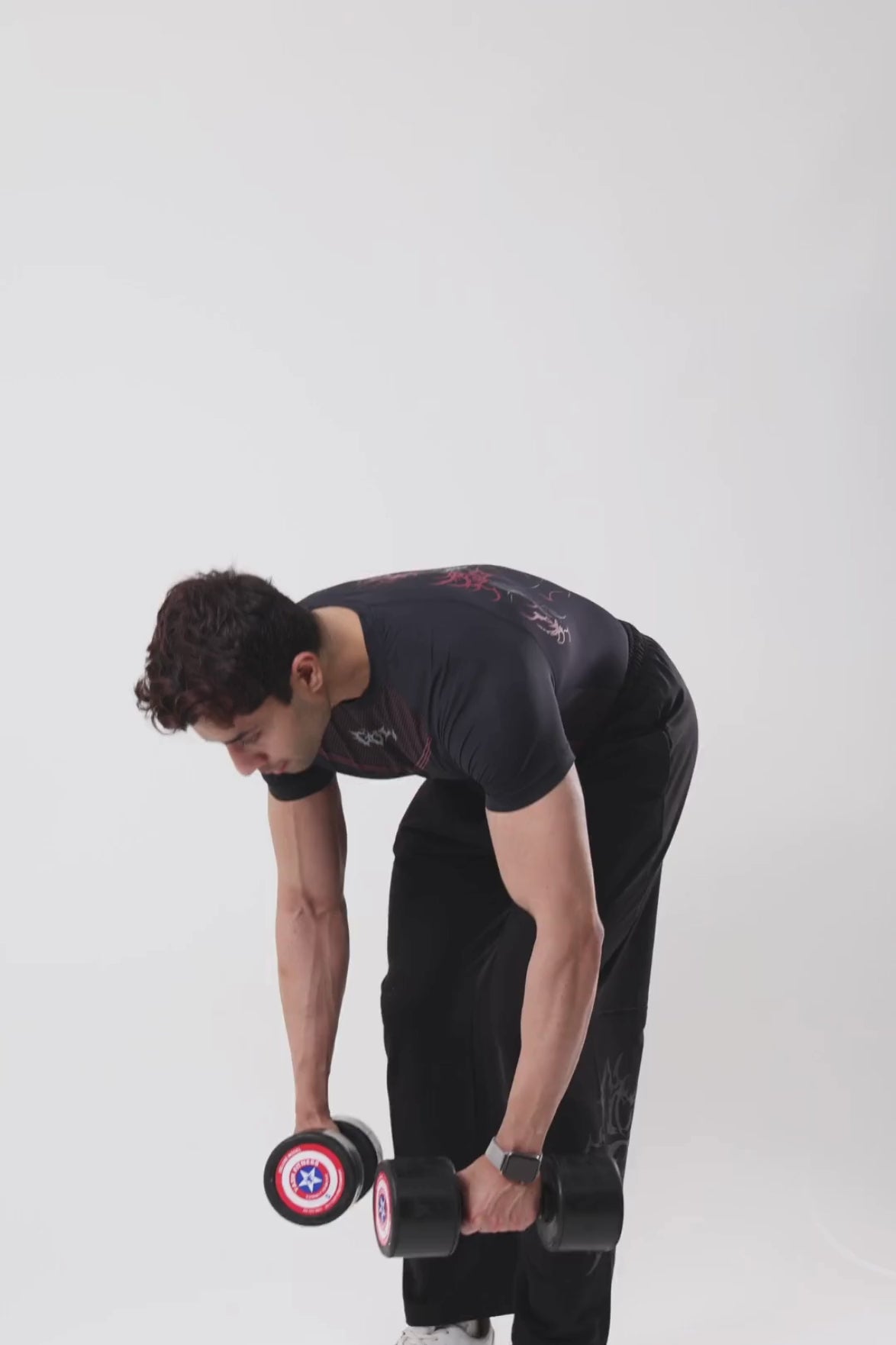 GROW Alpha Compression Black/Maroon