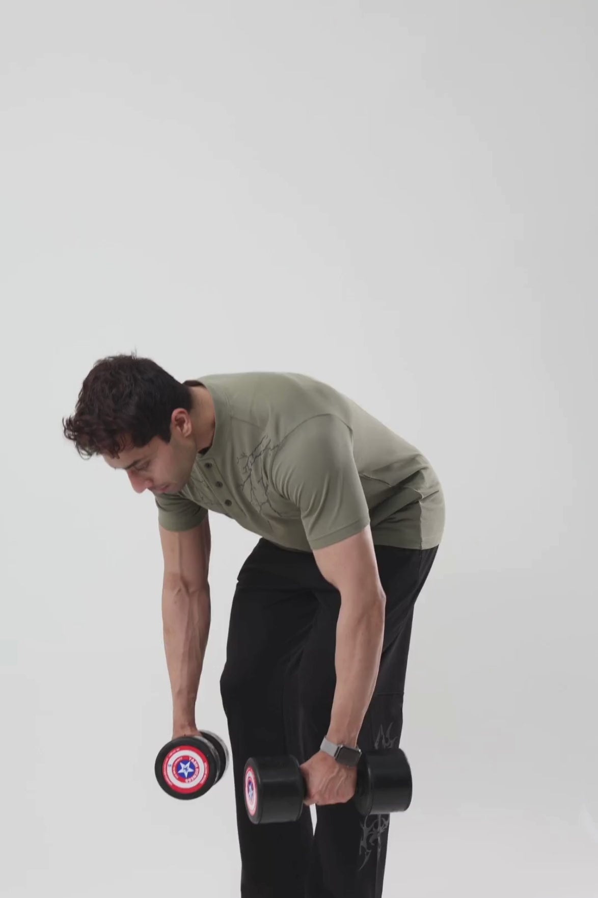 GROW Luxe Henley T-Shirt Mid grey